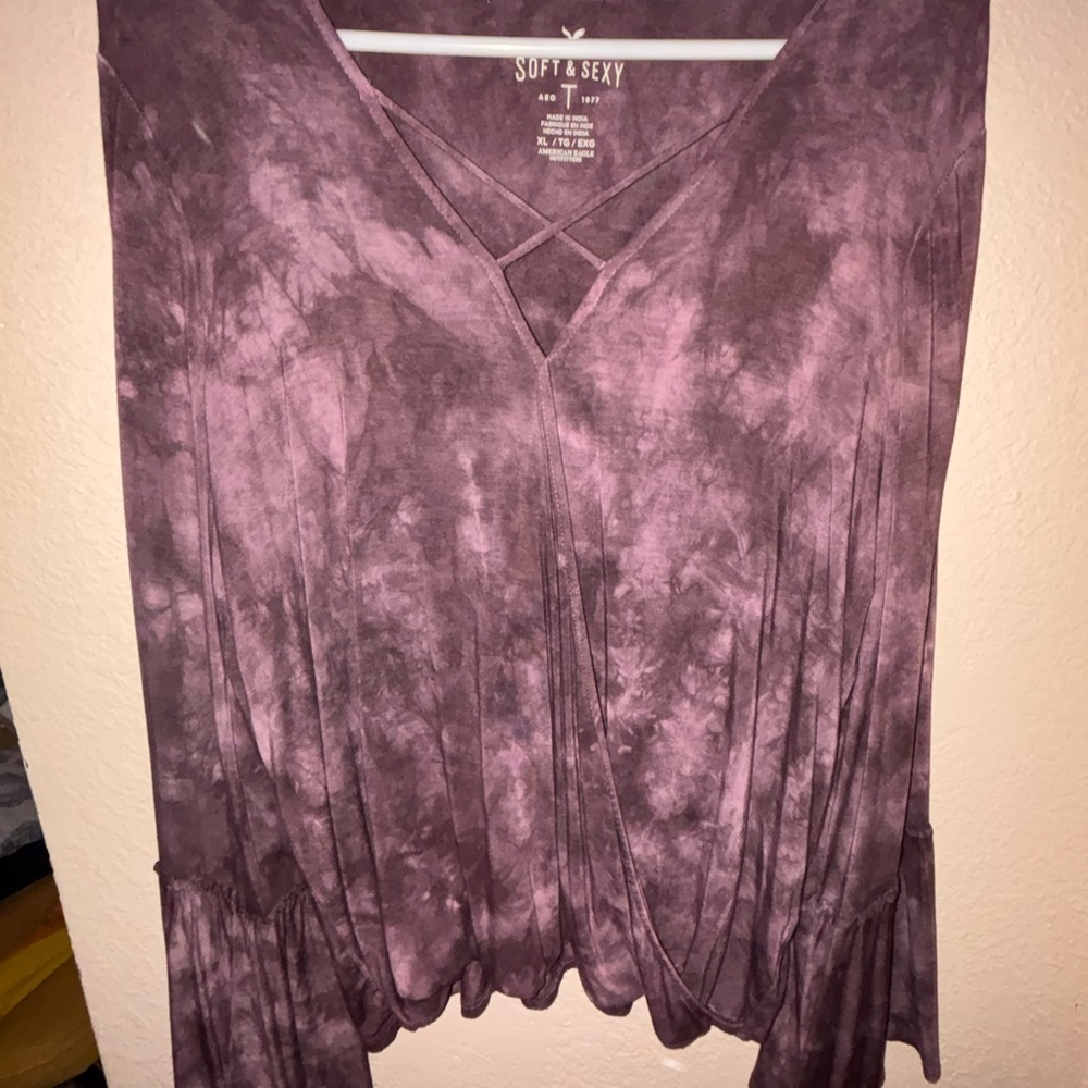 American Eagle Outfitters Soft & Sexy Purple Blouse